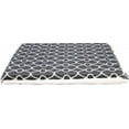 thumbnail image 2 of QuietTime® Defender Gray Color Geo Print/Fleece Reversible Crate Pad with Teflon Fabric Protector 36 Inch, 2 of 2