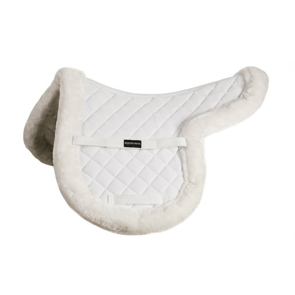 Equinavia Eidsvoll Shaped Show Saddle Pad with Ultra Fleece Trim