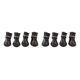 thumbnail image 3 of Greeniant 4 unids/set de zapatos para cachorros de perro, botas de lluvia impermeables para mascotas de PU, zapatos protectores elásticos antideslizantes Type6 NO6 Greeniant CBP571994, 3 of 5