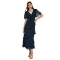 thumbnail image 1 of Dorothy Perkins - Vestido Midi de Gasa para Mujer (Marino), 1 of 4