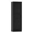 thumbnail image 2 of Aheaplus Farmhouse Pantry Storage Cabinet - Freestanding Narrow Cabinet with Adjustable Shelves for Kitchen, Bathroom & Utility Room,Black, 2 of 6