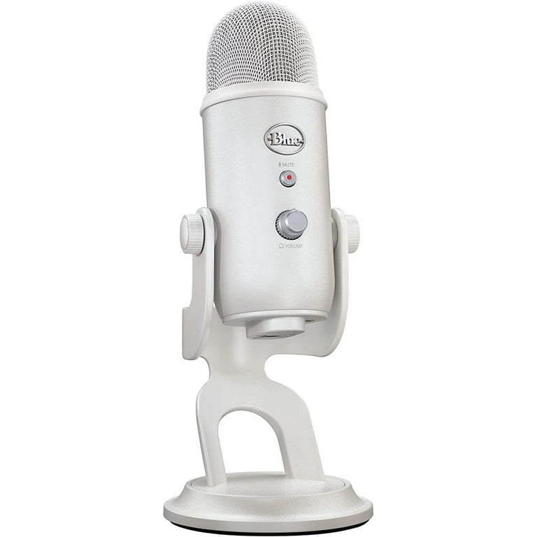Blue Microphones Yeti USB Desktop Microphone (White Mist) with