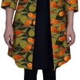 thumbnail image 4 of Bintarealwax African Women Coat Ankara Print Long Jacket Tops Wax Dashiki Clothes Church KG1288, 4 of 5