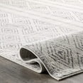 thumbnail image 6 of nuLOOM Sarina Diamonds Runner Rug, 2' x 6', Gray, 6 of 9
