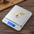 thumbnail image 4 of Emlimny Small Digital Scale,3kg/0.1g,Kitchen Scale,Food Scale,with Blue Backlit LCD Display, 6 Units, Auto Off, Tare, PCS Function, Stainless Steel, 4 of 6