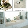 thumbnail image 2 of Thick Plush Bay Window Mat Non-Slip Crystal Velvet Bay Window Cushion Pad, Modern Windowsill Bench Seat Cushion for Indoor Tatami Sofa Decor Home Bedroom Living Room, 2 of 7