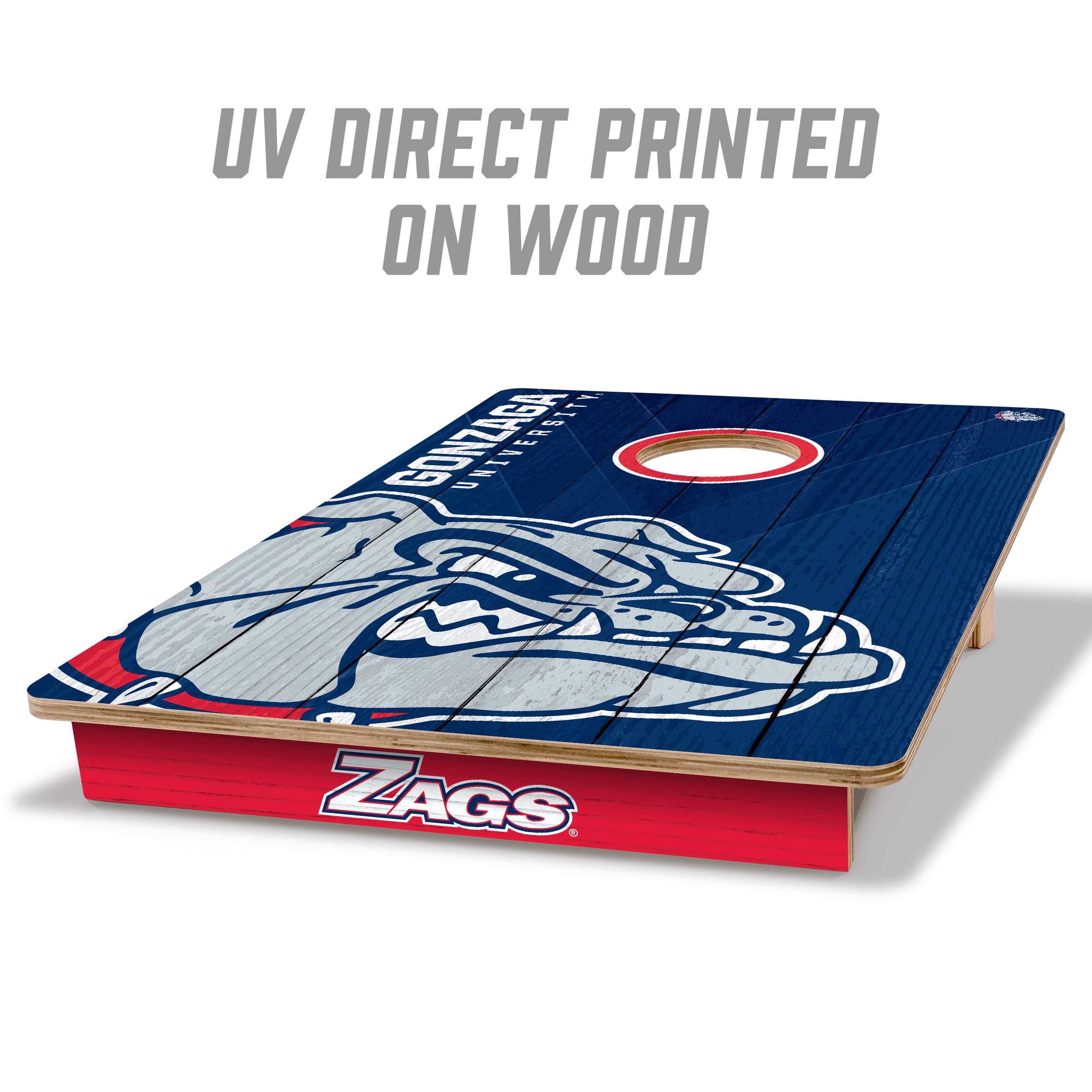YouTheFan NCAA Gonzaga Bulldogs 2' x 3' Cornhole Game No Bags