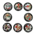 thumbnail image 1 of Decoración de uñas DIY, 8 piezas de arte de uñas navideño, decoración de uñas navideña, decoración de uñas, valor excepcional, 1 of 14