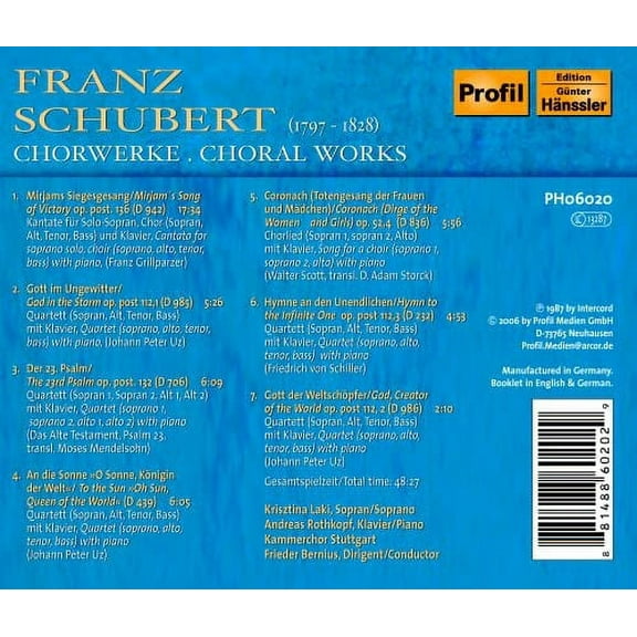 Krisztina Laki - Chorwerke: Choral Works - Music & Performance - CD