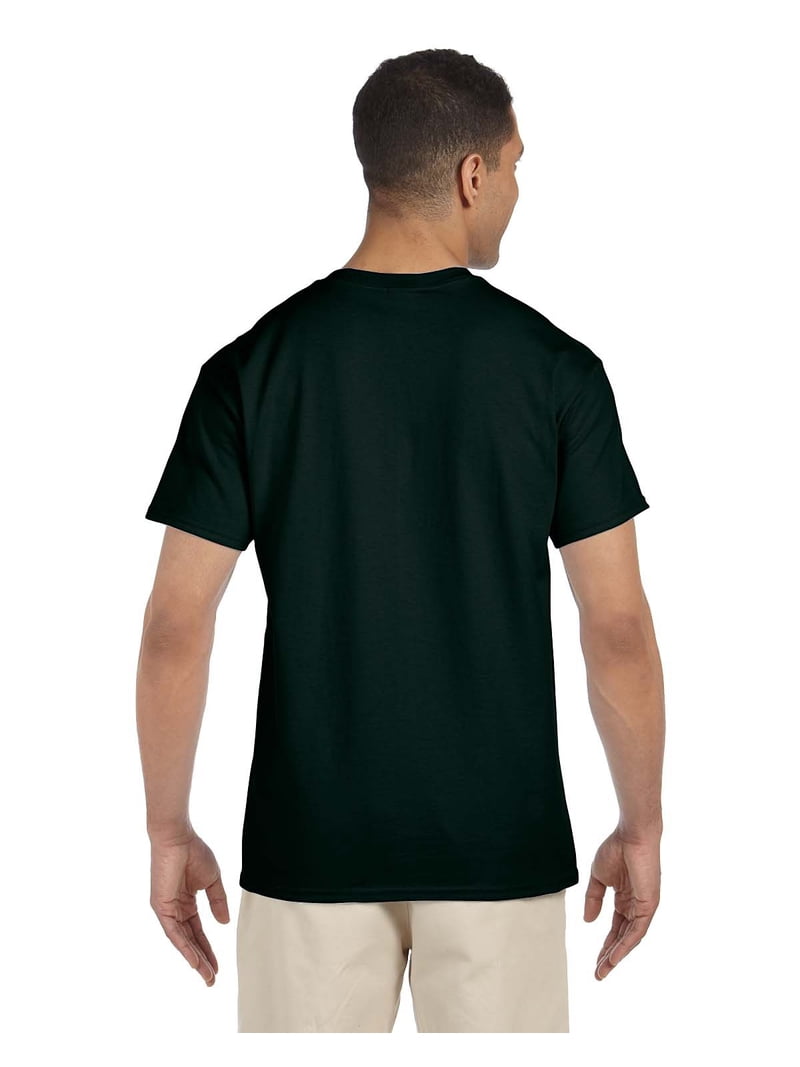 Gildan Ultra Cotton 6 Oz. Pocket T-Shirt - Forest Green, Size Large (G230)