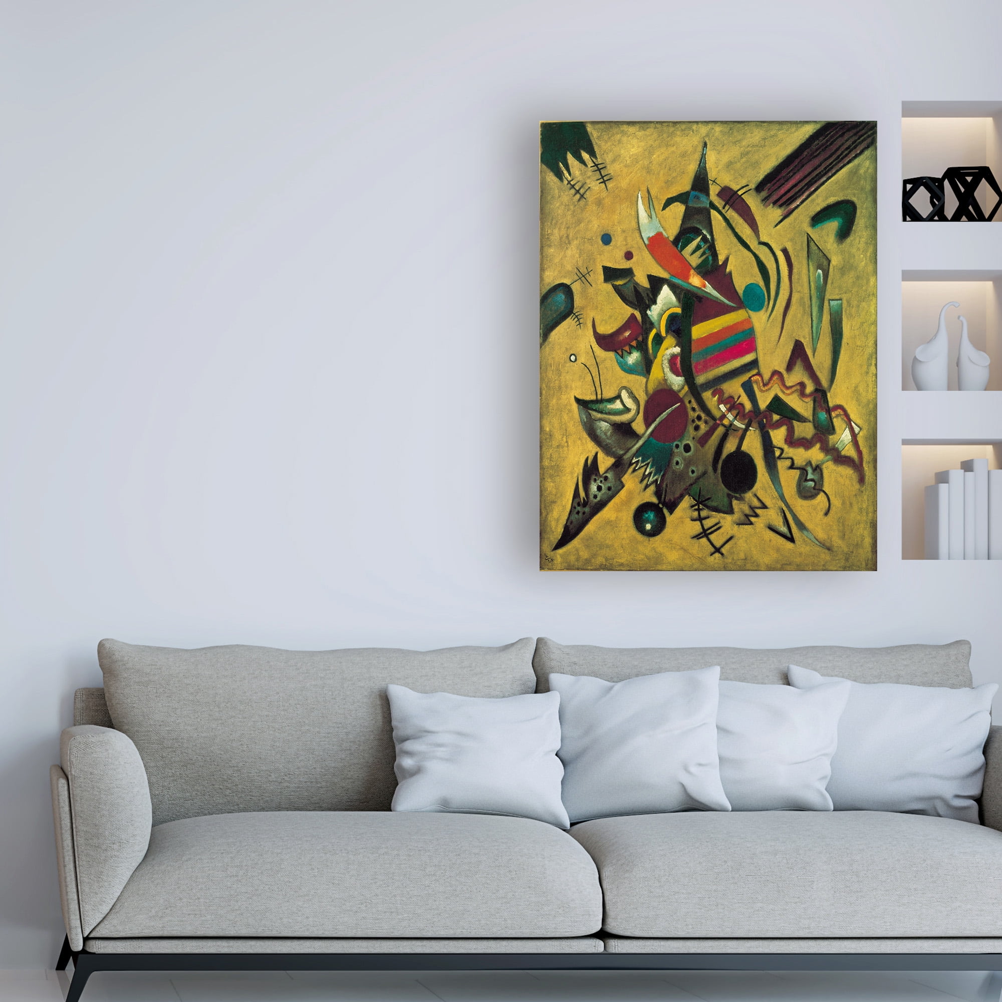Trademark Fine Art 'Points' Canvas Art by Kandinsky