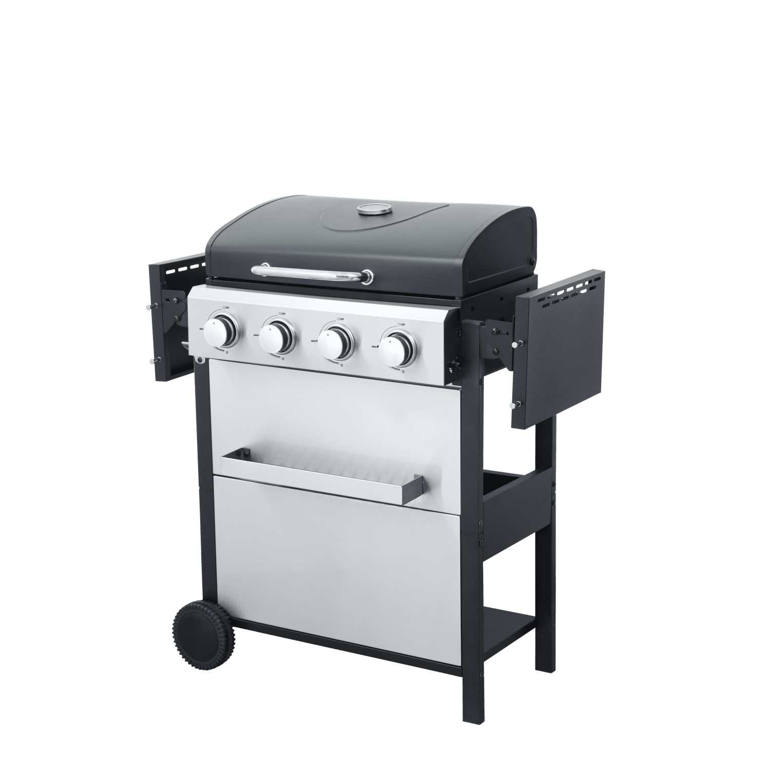 Hommoo 4-Burner Propane Gas BBQ Grill