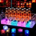 thumbnail image 3 of Cubo de hielo Led resistente al agua, multicolor, parpadeante, que brilla en la oscuridad, ilumina para Bar, Club, fiesta potable, decoración de vino, 3 of 5