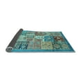 thumbnail image 2 of Ahgly Company Indoor Rectangle Abstract Light Blue Modern Area Rugs, 8' x 12', 2 of 4