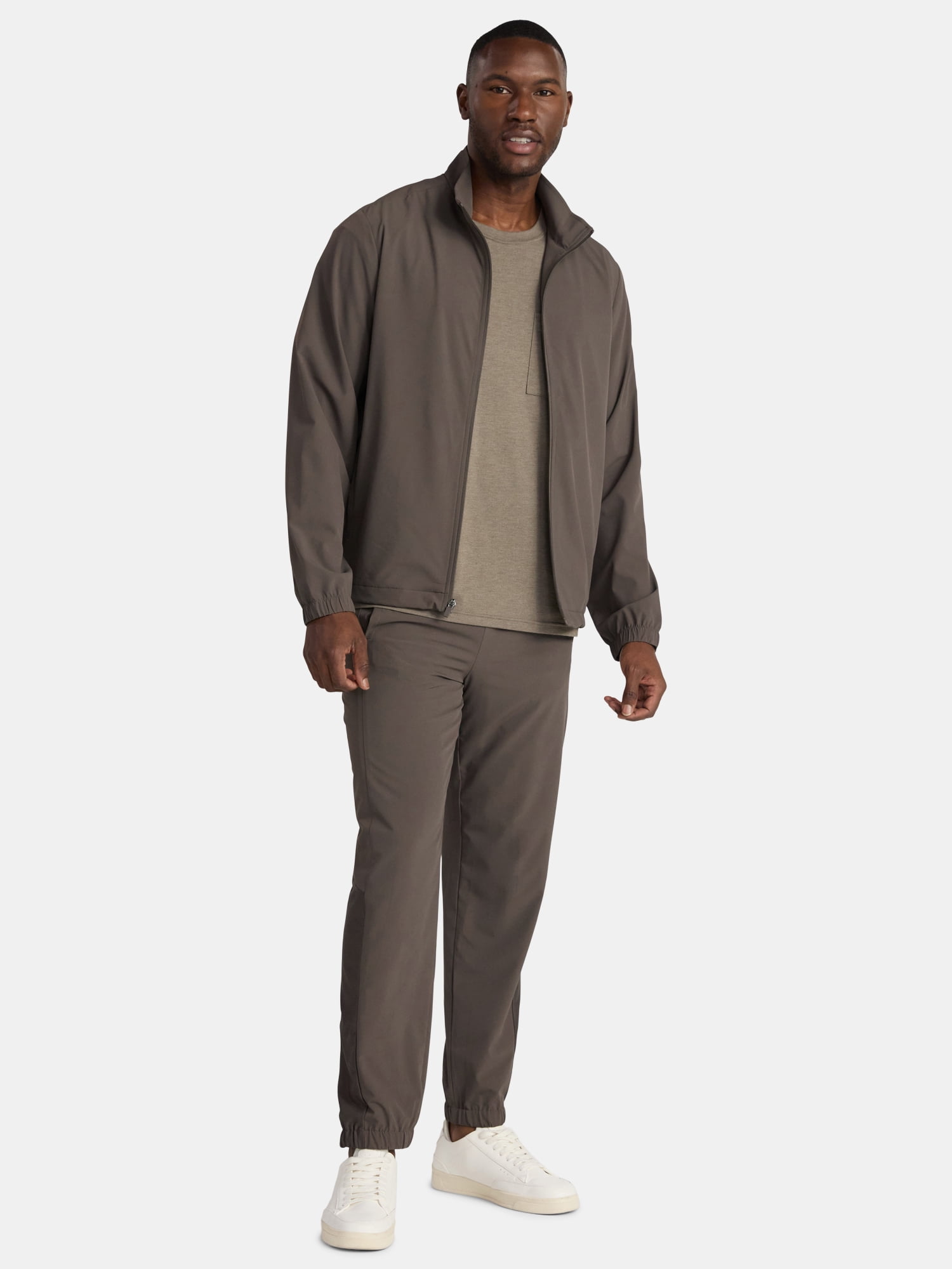 Athletic Works Men's and Big Men's Woven Track Pants, Sizes S-3XL