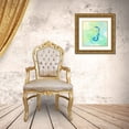 thumbnail image 3 of DeRice, Julie 12x12 Gold Ornate Wood Framed with Double Matting Museum Art Print Titled - Watercolor Sea Creatures IV, 3 of 4