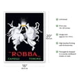 thumbnail image 2 of Robba Italian Sparkling White Wine - Vintage Italian Advertising Poster by Leonetto Cappiello c.1921 - Fine Art Matte Paper Print (Unframed) 16x20in, 2 of 4