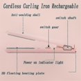 thumbnail image 3 of Dual-Use Mini Curling Iron, USB Rechargeable 2-in-1 Styler for All Hair Types, 3 of 5