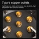 thumbnail image 5 of Horno exterior Estufa para acampar de alta potencia de 18000 W Quemador de gas butano de 7 núcleos E Abody Horno exterior, 5 of 7