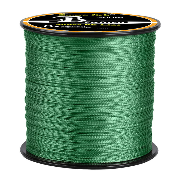 Autoez Fishing Line Super Strong Braided Fishing Line 12-100LB 4/8 Strands  Abrasion Resistant 328-1093 Yds
