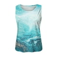 thumbnail image 4 of Tank Top for Women Womens Tank Tops Summer T Shirts Sleeveless Casual Loose Printed Tunic Blouses Female Womens Tank Tops, 4 of 4