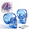 2*Blue, variant on Gothic Skull Wall Vase, Hangable and Freestanding Tabletop Flower Vase for Gothic Home Decor