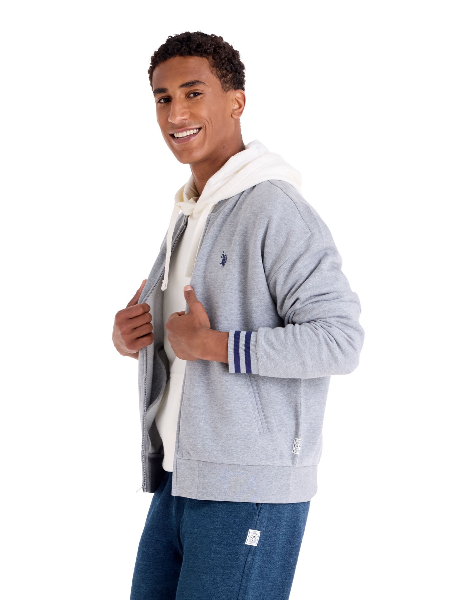 U.S. Polo Assn. Men's Fleece Bomber Jacket