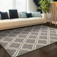 thumbnail image 1 of Superior  Designer Double-Trellis Area Rug - 4' x 6', 1 of 5