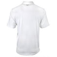 thumbnail image 3 of Urban Fox Men's Golf Shirts for Men | Short Sleeve Performance Polo Shirts for Men | Heather Dry Fit | Moisture Wicking | White Small, 3 of 7