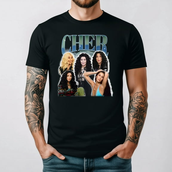 Cher Believe Tour Vintage 90s Pop Music Icon Graphic T-shirt up to size 5XL