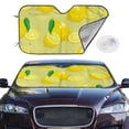 thumbnail image 2 of Kdxio Bright Lemons Print Windshield Sun Shade,UV Rays and Sun Heat Protection,Sunshade for Car Windshield,Car Shade Front Windshield - Medium, 2 of 6
