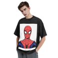 thumbnail image 4 of Spider-Man 230g Vintage Washed Drop Shoulder T-Shirt - Iron On, 4 of 7