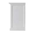 thumbnail image 4 of Bowery Hill Mahogany Wood Buffet with 2 Drawers in Classic White, 4 of 5