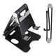 thumbnail image 3 of Soporte plegable para teléfono celular, soporte manos libres para teléfono móvil para escritorio con ángulo de visión ajustable, soporte para teléfono celular bien hecho para teléfonos intel, 3 of 5