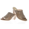 thumbnail image 3 of Women's Strappy Rhinestone Slide Dress Sandal-GOLD-12, 3 of 5