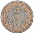 thumbnail image 2 of Safavieh Heritage Dexter Oriental Wool Area Rug, Blue/Gold, 10' x 10' Round, 2 of 8