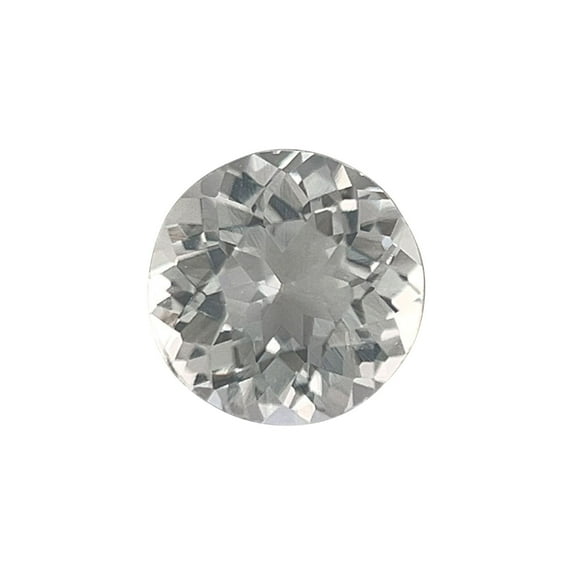 Certified Natural 1 Carat White Topaz Round Shape Brilliant Cut 6 mm Loose Gemstone April Birthstone
