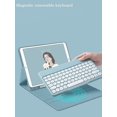 thumbnail image 3 of Funda Con teclado y Ratón Bluetooth Yuxing para iPad 10.ª generación Blanco, 3 of 5