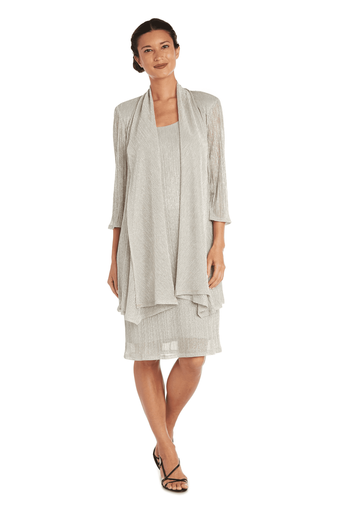 Juniors Metallic Sleeveless Dress 