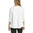 thumbnail image 2 of Gracia womens  Flower Top, l, White, 2 of 3