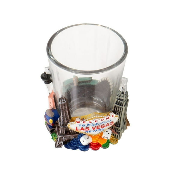 Las Vegas Shot Glass with Skyline