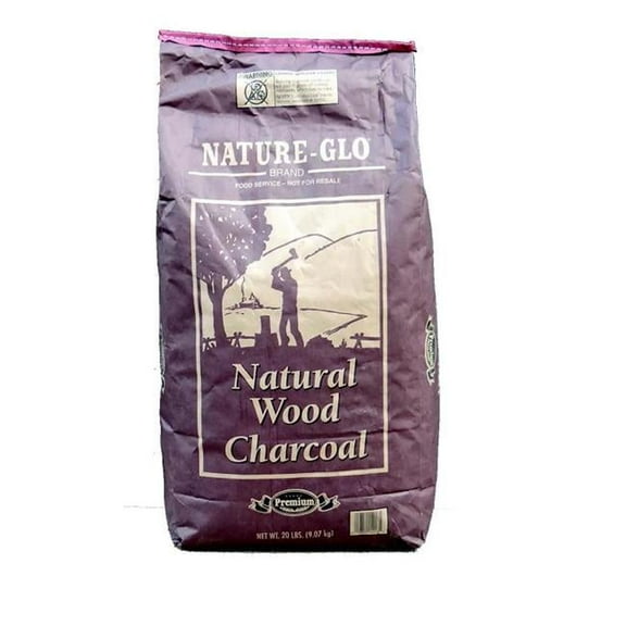 Nature-Glo KC200 20 lbs Natural Wood Charcoal Bag