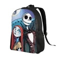thumbnail image 2 of Goofa The Nightmare Before Christmas Pattern Large Capacity Backpack – Padded Laptop Compartment, Ergonomic Design for School, Work, Travel, and Outdoor Activities, 2 of 8