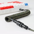 thumbnail image 3 of Coiled Type C USB C aviator Coiled Cable for Mechanical Keyboard Cable Aviator Connector Spiral Paracord, 3 of 5
