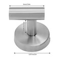 thumbnail image 4 of 10Pcs Silver Bathroom Accessories Set Wall-mounted Towel Bar Set Bathroom Kitchen Toilet Towel Bar Set, 4 of 21