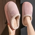 thumbnail image 5 of CAIXIA Women's Memory Foam Slide Slippers Cozy Indoor Outdoor Comfort Footwear With Thick Warm Sole Winter Sandals,Pink, 5 of 9