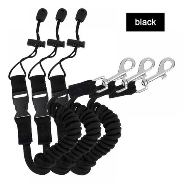 3 Pcs Kayak Paddle Leash Safety Rod Adjustable Canoe Paddle Fishing Rod