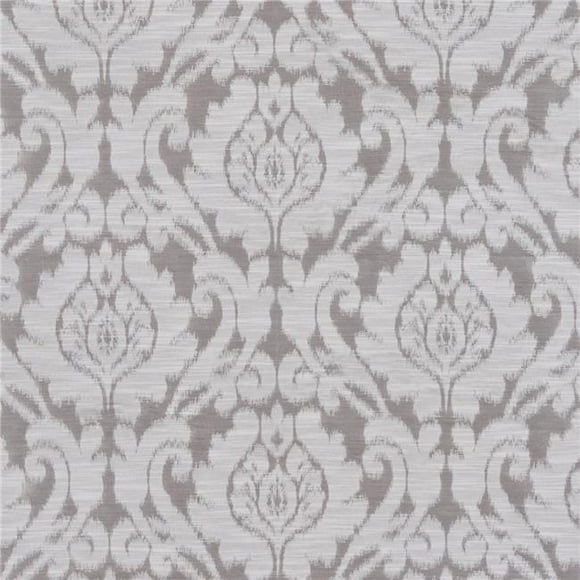13.25 in. Asbury Plain & Texture Design Silk Fabric Cloth, Platinum