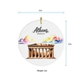 thumbnail image 5 of Athens Greece Parthenon Christmas Ornament, Collection of City Travel Souvenirs for Family and Friends, Christmas Tree Ornament City Travel, Trips of The Year, Christmas Ornament 2025, 5 of 5