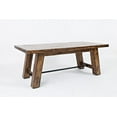thumbnail image 3 of Jofran Cannon Valley Rustic Distressed Industrial Trestle 50" Coffee Table, 3 of 9